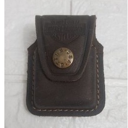 Dompet ZIPPO ory USA (kulit asli) harley davidson brg jadul hanya 2bj hitam