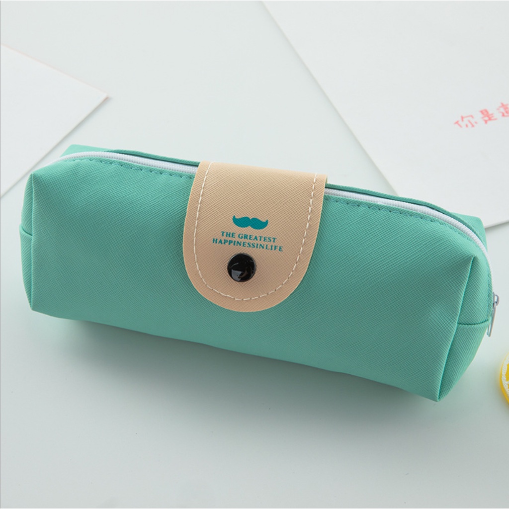 Tempat pensil, kotak alat tulis sekolah siswa lucu, sederhana, simple ,kreatif, kapasitas besar-Tosca