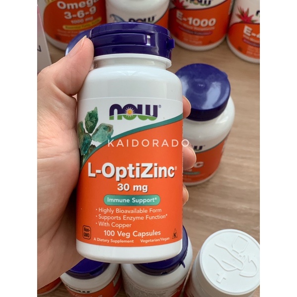 Now Foods L-Optizinc 30 mg - 100 Veg Capsules