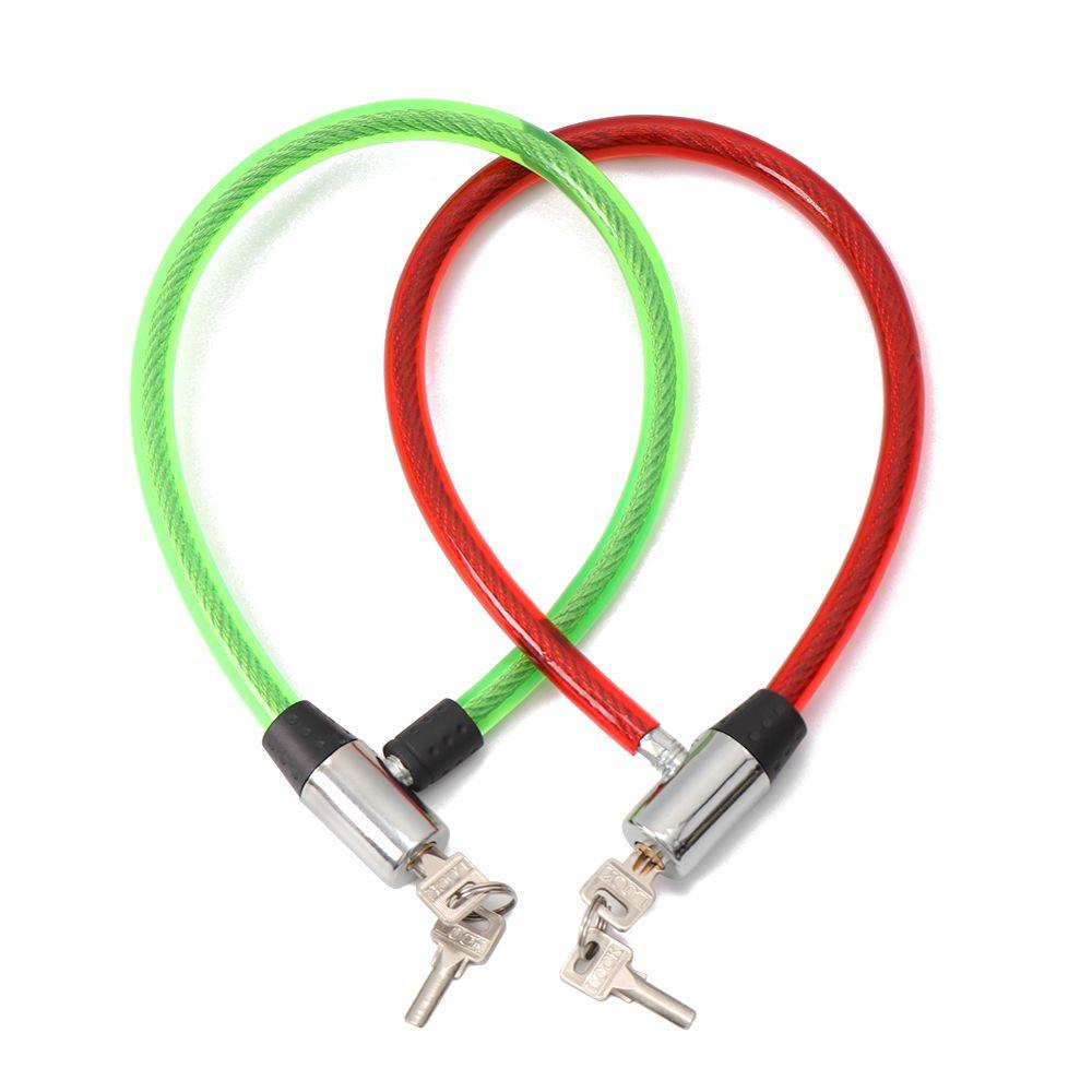 R-FLOWER Aksesoris Sepeda Rantai Baja Portabel Pengaman Kendaraan Kabel Anti Maling