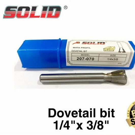 Mata router mata profil 207-070 SOLID 14x38 dovetail bit bits