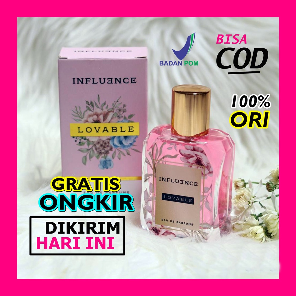 INFLUENCE PARFUM INFLUENCE LOVABLE PARFUM INFLUENCE ORI | PARFUM LOVABLE INFLUENCE ORIGINAL 100% BPO