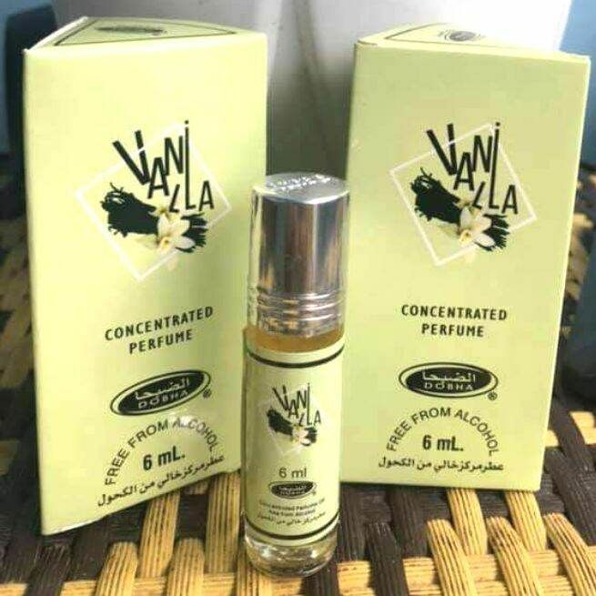 VANILLA Parfum DOBHA Kemasan 6ml Roll On Non Alkohol