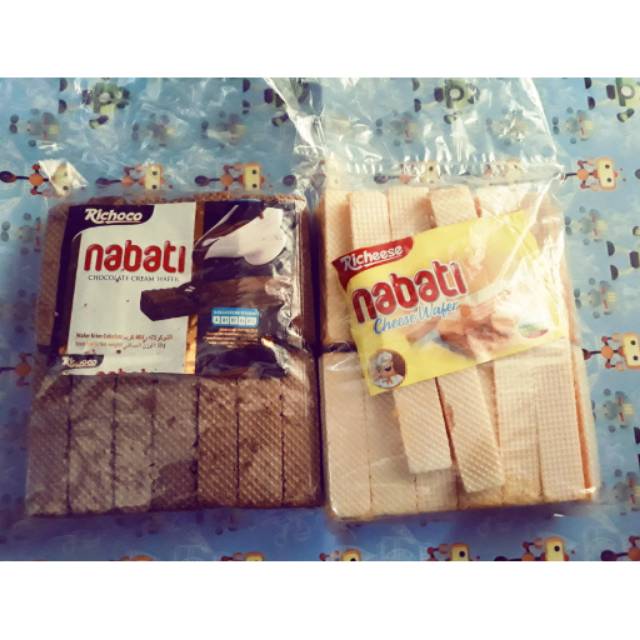 

NABATI WAFER KEJU/COKLAT 250gr