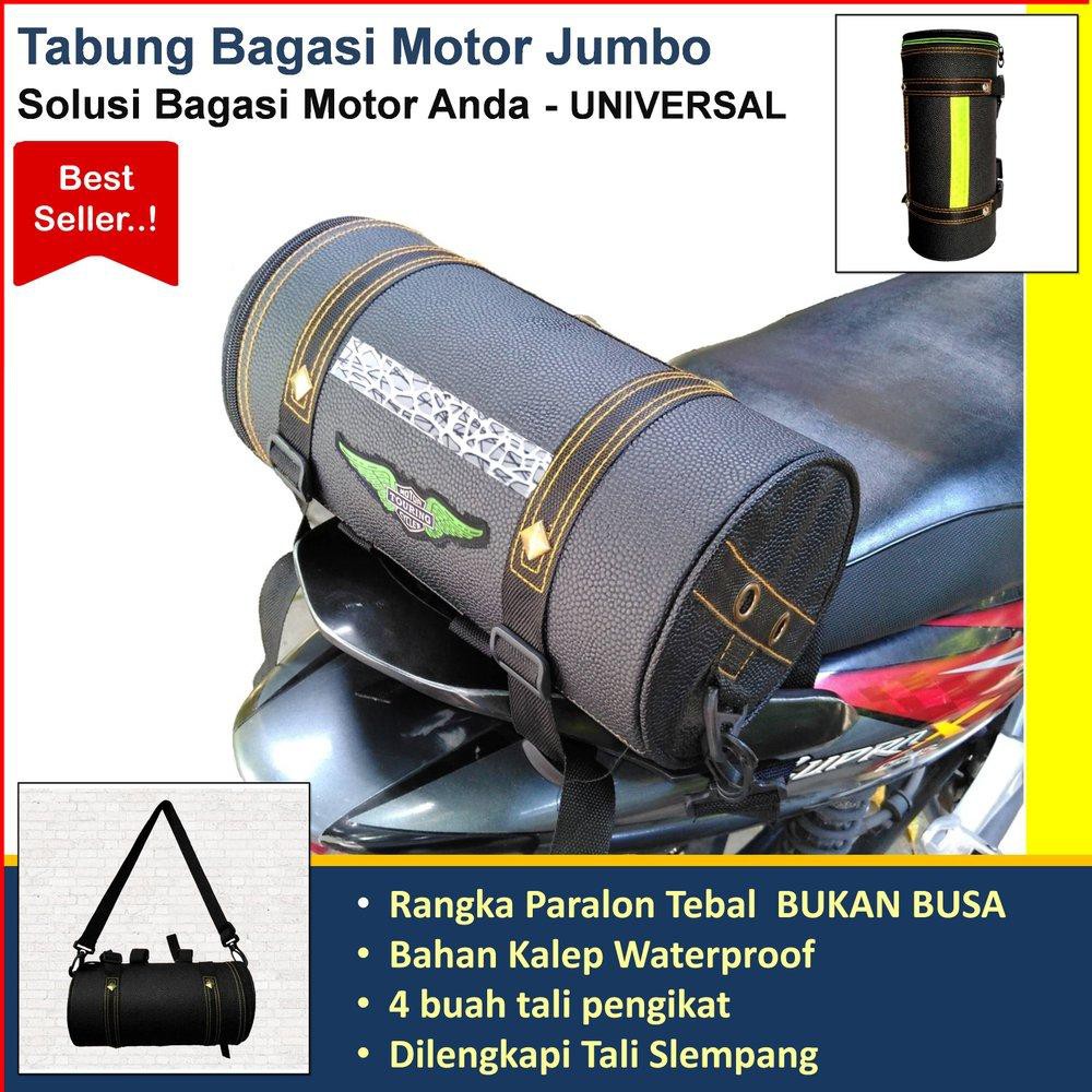 TABUNG JAS HUJAN/TAS TABUNG BAGASI MOTOR BESAR JUMBO toolbox