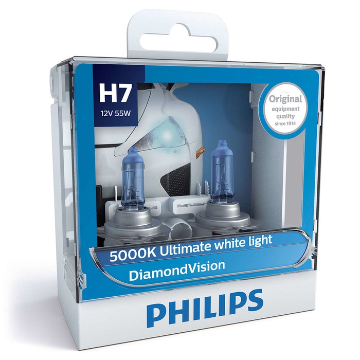 Philips Diamond Vision 5000K H7 12V 55W
