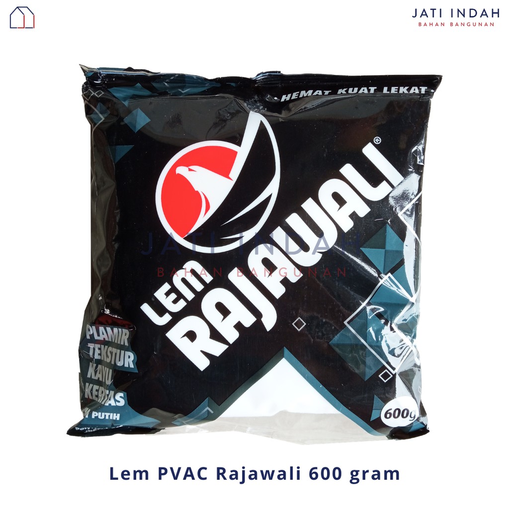 LEM PVAC PUTIH RAJAWALI 600 GRAM | Lem Kayu Kertas Plamir Slime dll