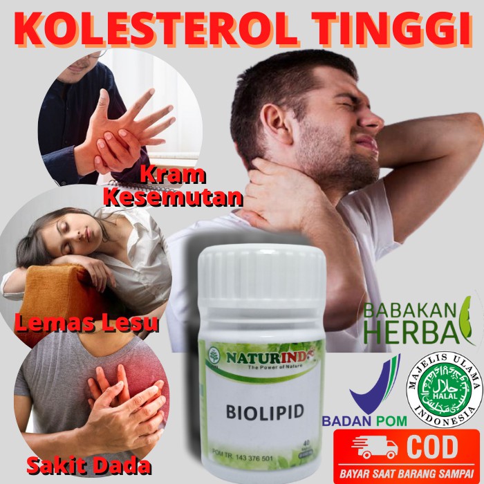 

BIOLIPID - JAMU KOLESTROL LEMAK DARAH TLEGESERID, OBAT NGANTUKAN , LEMAH LETIH LESU LOYO