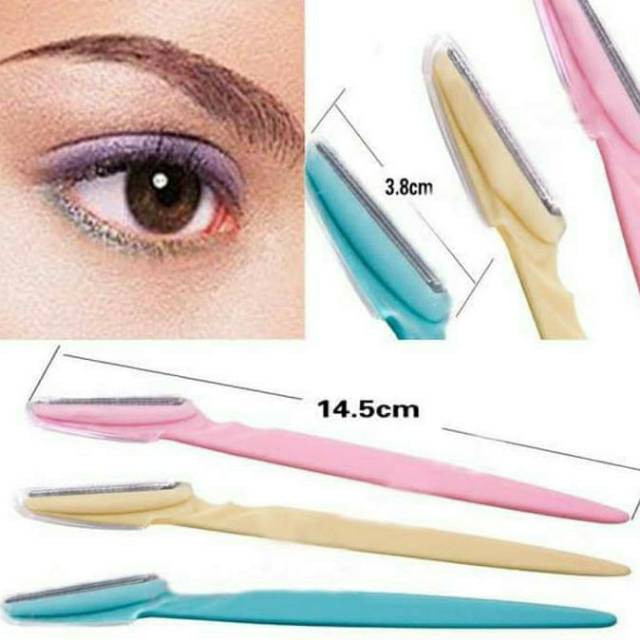 Pisau Cukur Alis Isi 3pcs / Eyebrow Trimmer