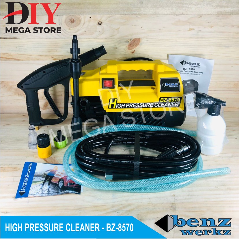BENZ WERKZ Mesin jet cleaner steam cuci mobil motor AC high pressure BZ-8570