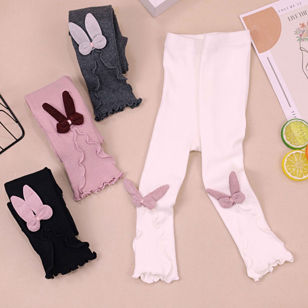 [BUY 1 GET 1] Legging A Yeong  - Legging Anak 3-7 Tahun - Leging Korea Anak Perempuan Kualitas Impor Lejing Laging Whole Plum Celana Panjang Anak Perempuan babycinnamon