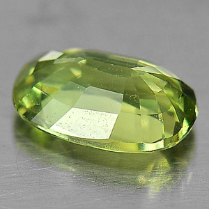 GHI Certified VVS Oval Unheated Untreated Natural Yellowish Green Chrysoberyl 1.87Ct CB001