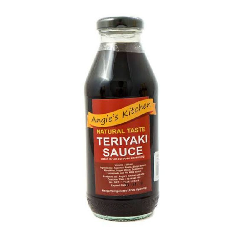 

ANGIE'S KITCHEN TERIYAKI SAUCE 350ML | SAUCE | TERIYAKI | SAUS | DRESSING | BUMBU | MASAK