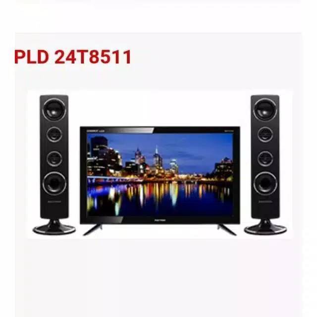 TV LED POLYTRON 24 INCH 24T8511 / S DENGAN SPEAKER 0924 TERMURAH