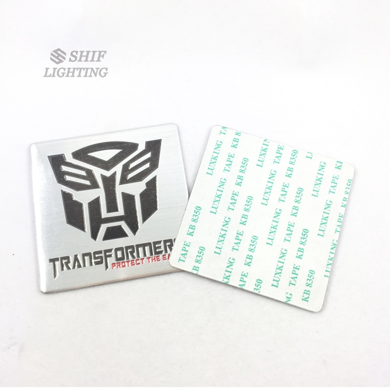 1pc Stiker Emblem Logo Transformer Bahan Aluminum Untuk Motor