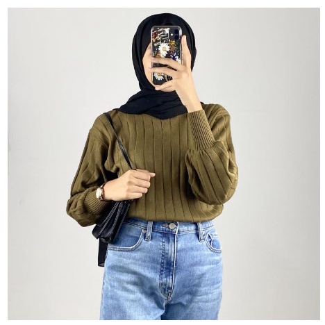 RAJUT JOVANKA RAJUT OVERSIZE / TURTLENECK KNITWEAR