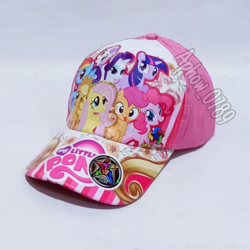 topi kuda poni/topi anak perempuan/ topi unicorn