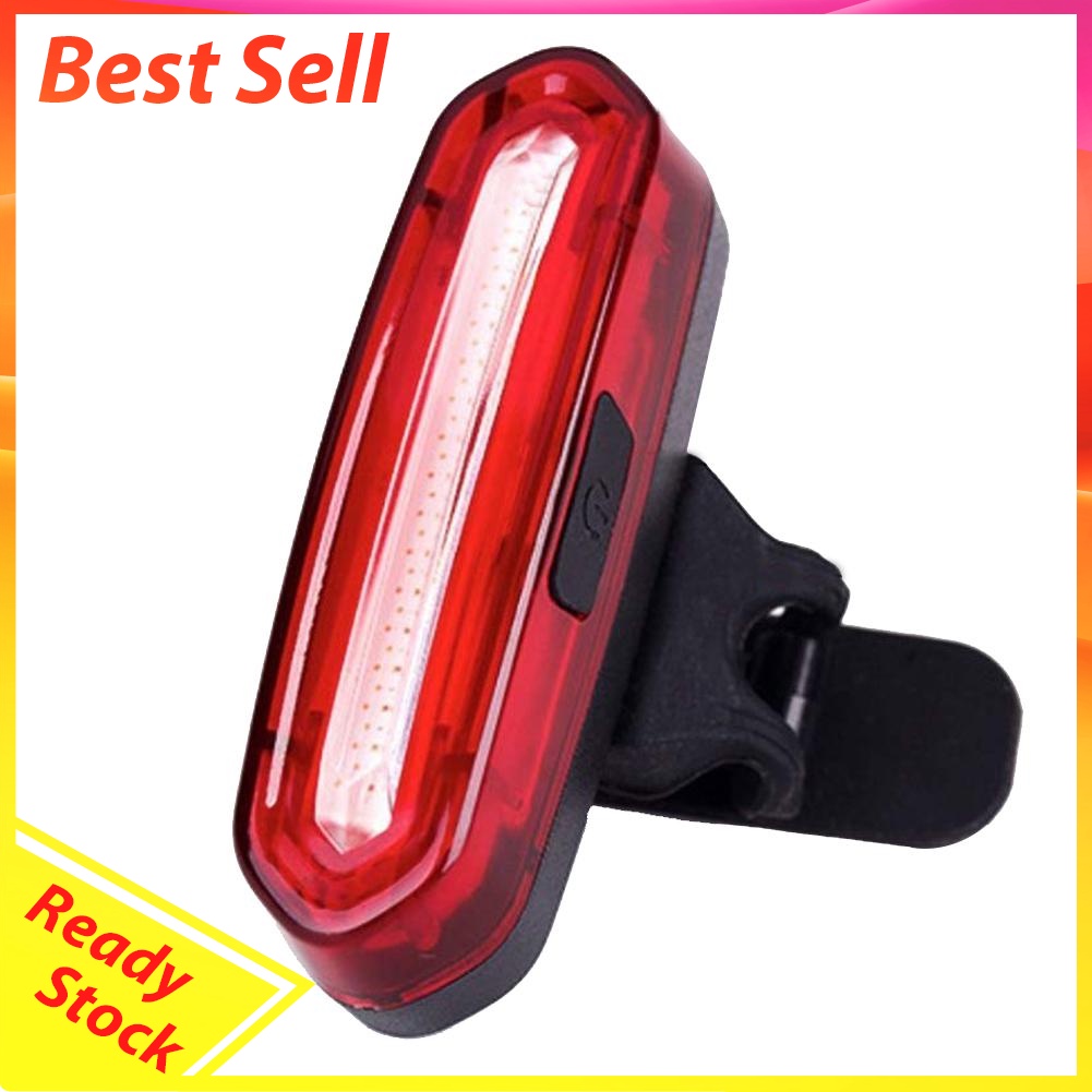 COB LED MTB Bike Rear Warning Lights 120LM Bicycle Taillight (Red Light)