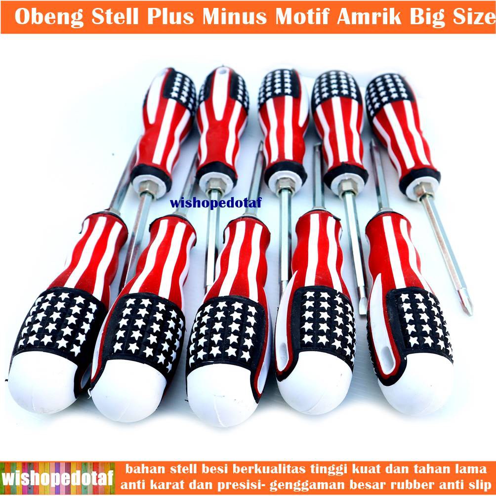 Obeng Besar Plus Minus Big Size