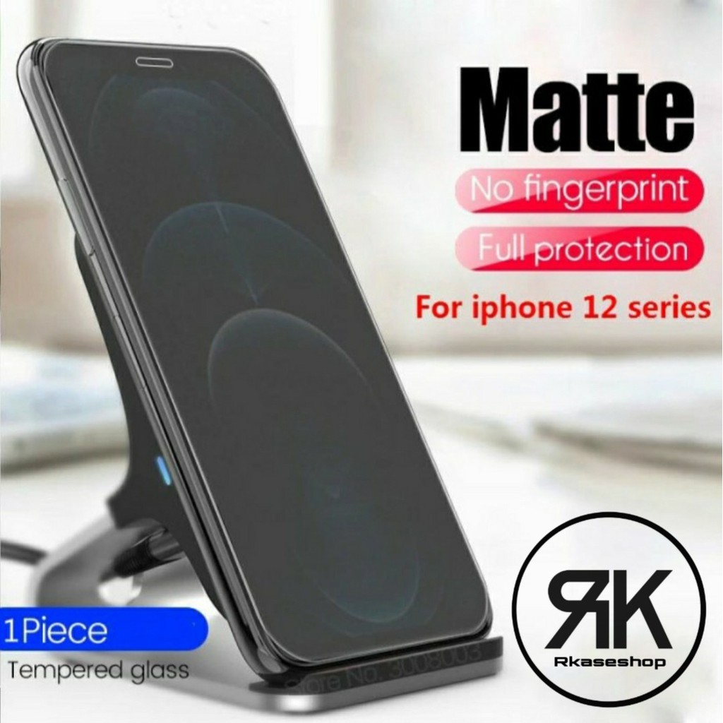 Tempered Glass Glare Matte Iphone 6 6s 6s+7+ 8+ PLUS Se2 x xs xr max 11 12 mini  pro max anti gores