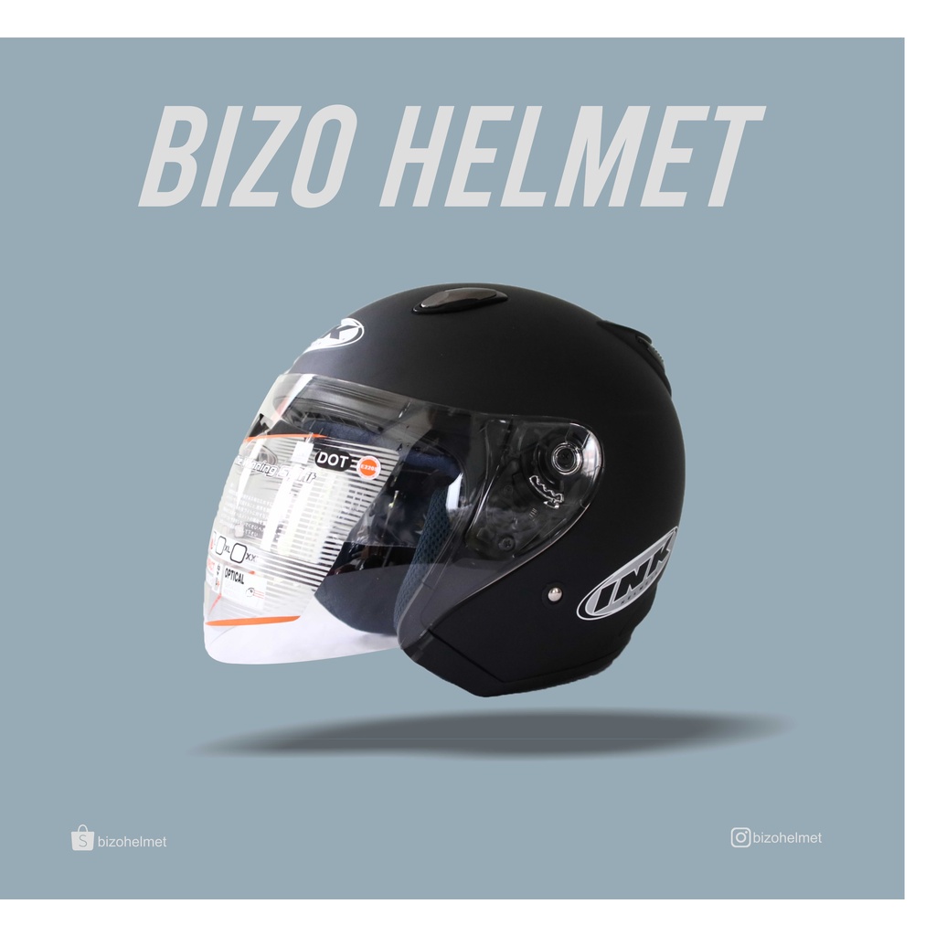 Helm INK original centro-BLACK DOFF