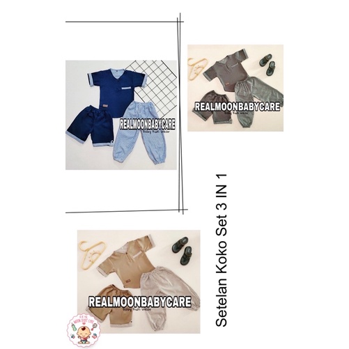 KOKO TURKI JOGER BAYI KOKO NEWBORN AQIQAH / KOKO BAYI 3 IN 1 /KOKO TURKI JOGER BAYI KOKO NEWBORN AQI