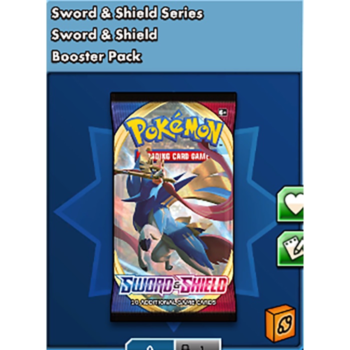 PTCGO Pokemon Sword & Shield Booster Pack SSH