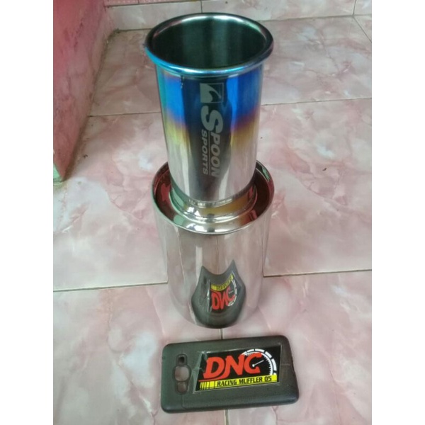 KNALPOT MOBIL SPOON SPORT BLUE