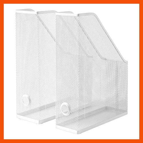 

IKDRONJONS 2Pcs Tempat Penyimpanan File / Majalah Steel Box File