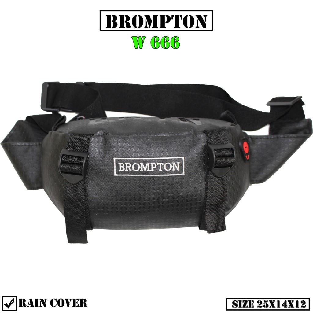 Tas sepeda motor trail Brompton waterproof premium