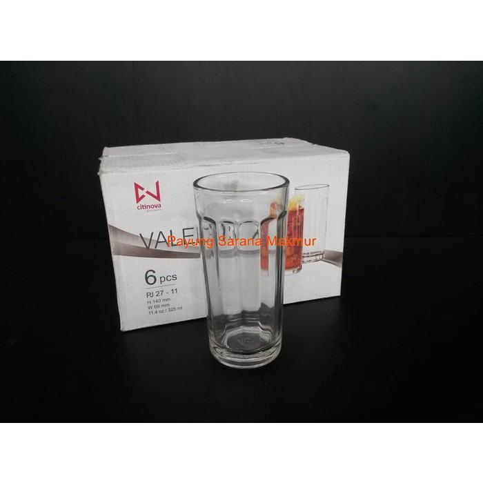 Gelastakar | Gelas Cendol Citinova Valencia 6Pcs