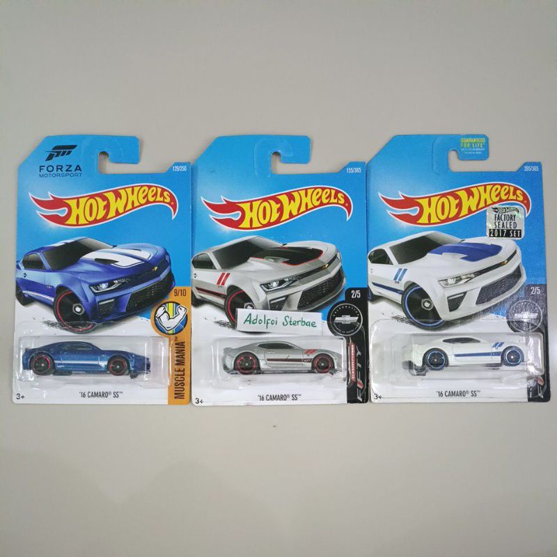 hotwheels hot wheels '16 camaro ss factory sealed camaro fifty muscle mania forza motorsport
