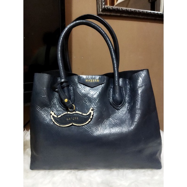 Tas Preloved Hazzys Biru Navy