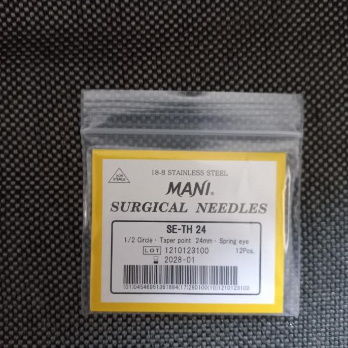 Jarum Bedah Se-Th 24 / Surgical Needle / Jarum Hecting Kulit / Mani