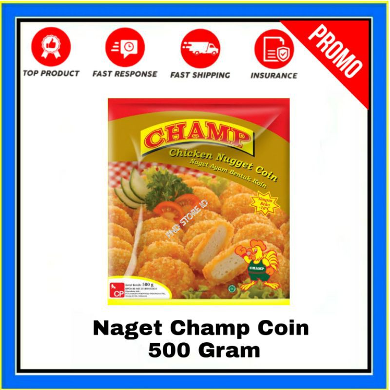 

Champ naget koin 500gr