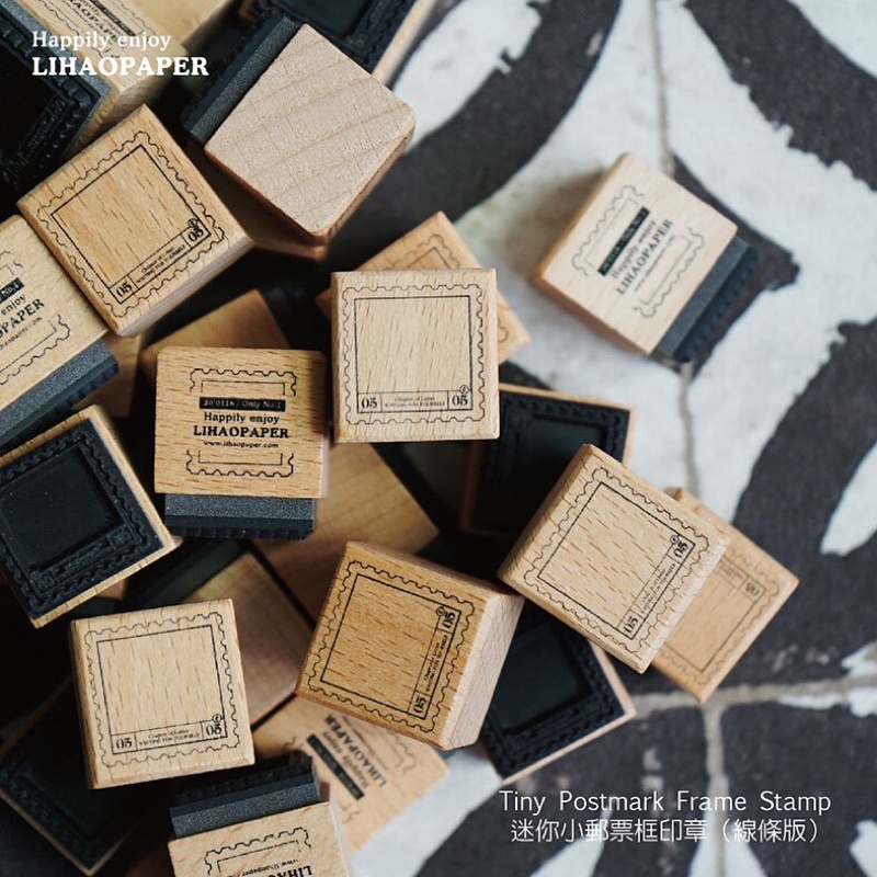 

Lihao Paper Tiny Postmark Frame Stamp Journal
