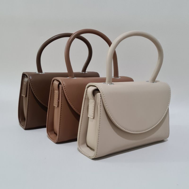 NAOMI - Adelyn Sling Bag Wanita Impor - Handbag simple elegant - Model Kekinian Tas Slempang Cantik Korea Import - Tas Pesta Handbag Elegant - Tas Harian Belanja Polos Simple - Tas Wanita - Tas Naomi - Naomi Bag