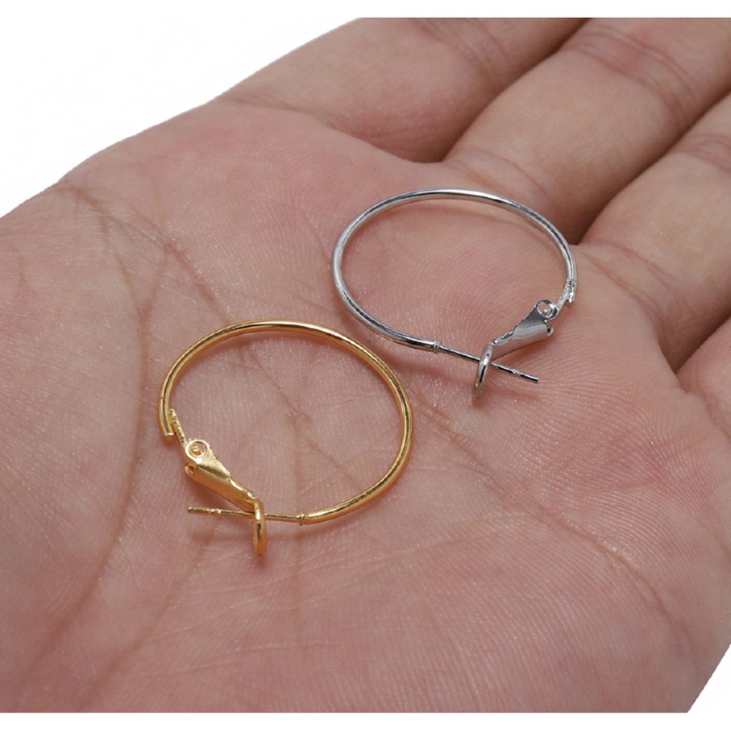 Anting Bulat Hoop Kait Uk 2.0-7.0cm, Harga/1-6set