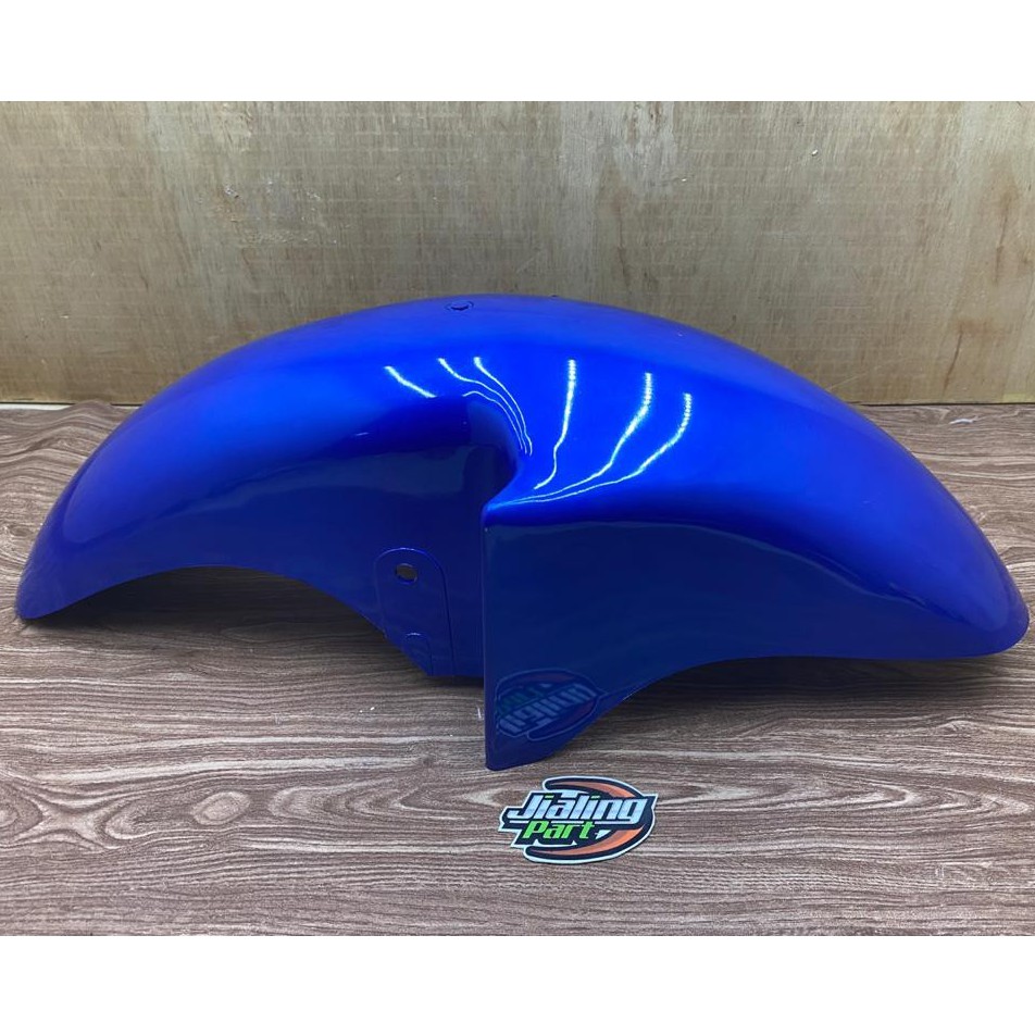 Spakbor depan Ninja R spakbor depan variasi CB GL biru