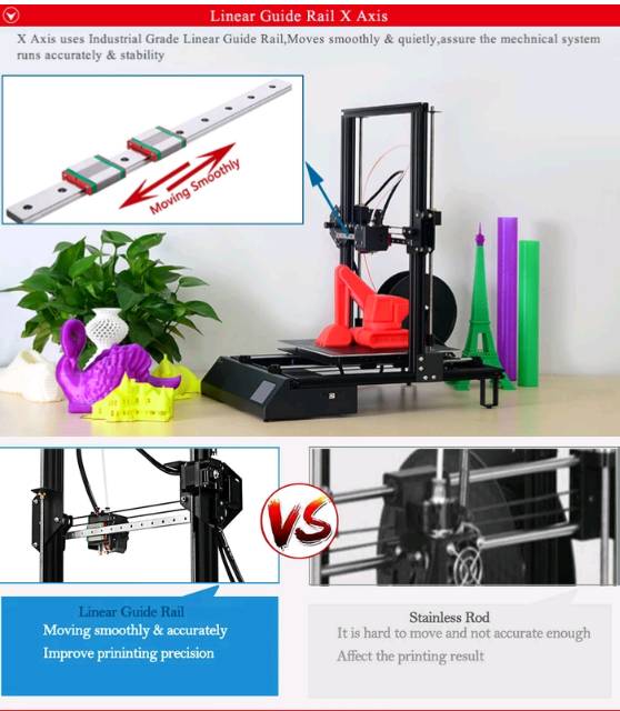 3D Printer Terbaru Luas area print 3harga pabrik