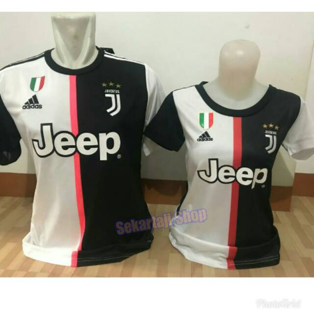 Jersey COUPLE Juventus Home 2019 / 2020 OFFjICIAL + Cetak nama + Patch Scudetto