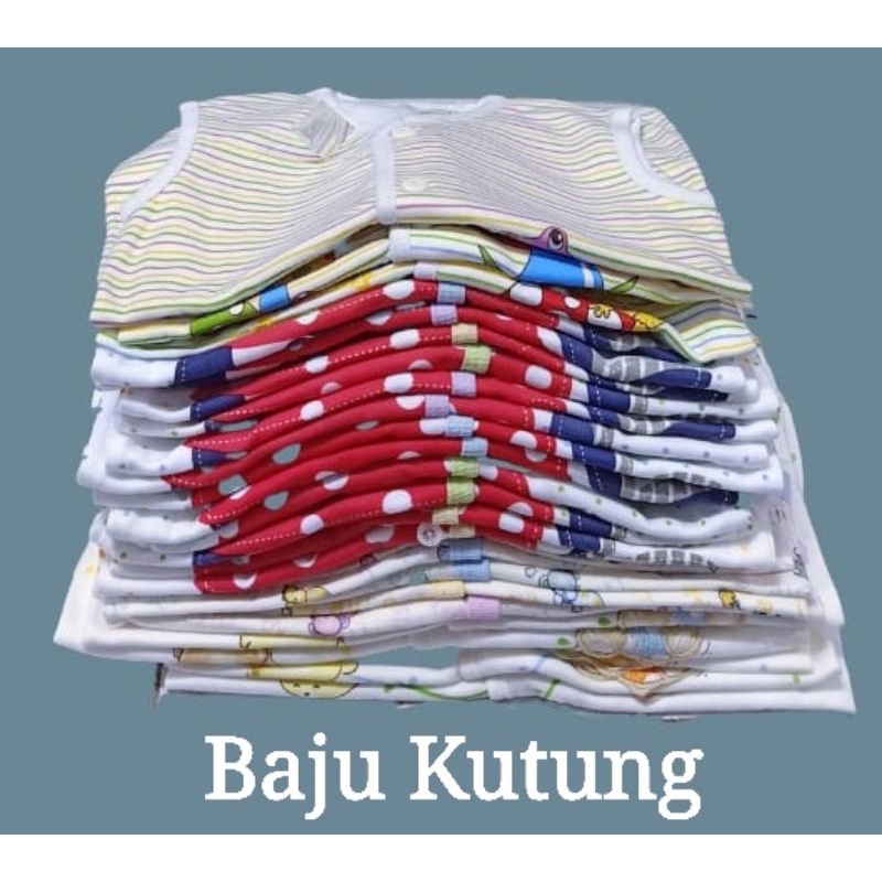 Baju Bayi Lengan Kutung Panjang Kutung Halus 1 Pcs / Celana Panjang Bayi / Baju Tidur Bayi