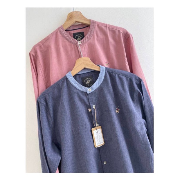 beverly longsleeved mandarin shirt