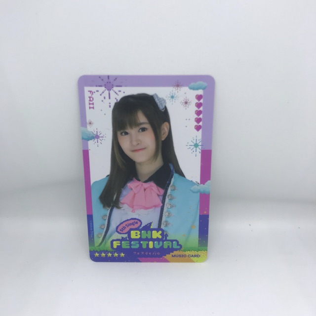 BNK48 BNK FESTIVAL FAII MUSIC CARD