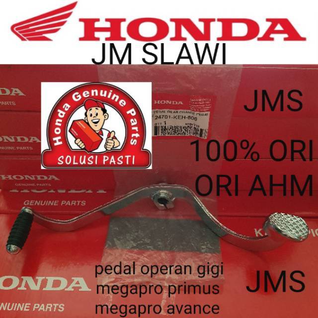 pedal operan gigi pedal vesneling persneling mega pro avance mega pro primus megapro 2009 asli honda