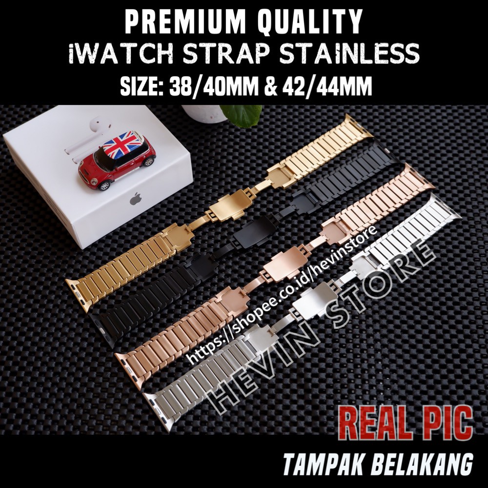 Strap Watch iOS STAINLESS STEEL PREMIUM iWATCH STRAP SERIES 12345