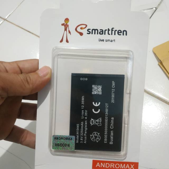 BATRE BATERAI BATTERY MODEM WIFI ANDROMAX SMARTFREN M5 M6 C016 || H15445