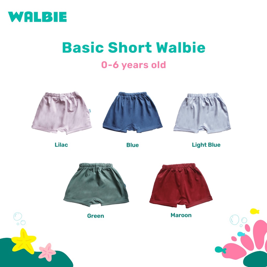 Unisex Basic Short Walbie 008 (BISA TUKAR SIZE) Celana Pendek Bayi Anak stretch Polos 0 - 4 Tahun Cotton Combed Bawahan Celana Bayi Unisex Short Pants chino chinos cotton stretchable pants baby short baby pesaing libby uniqlo mooi velvet littlepalmerhaus