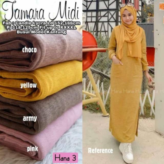 Tamara midi dress ( CEK STOK)