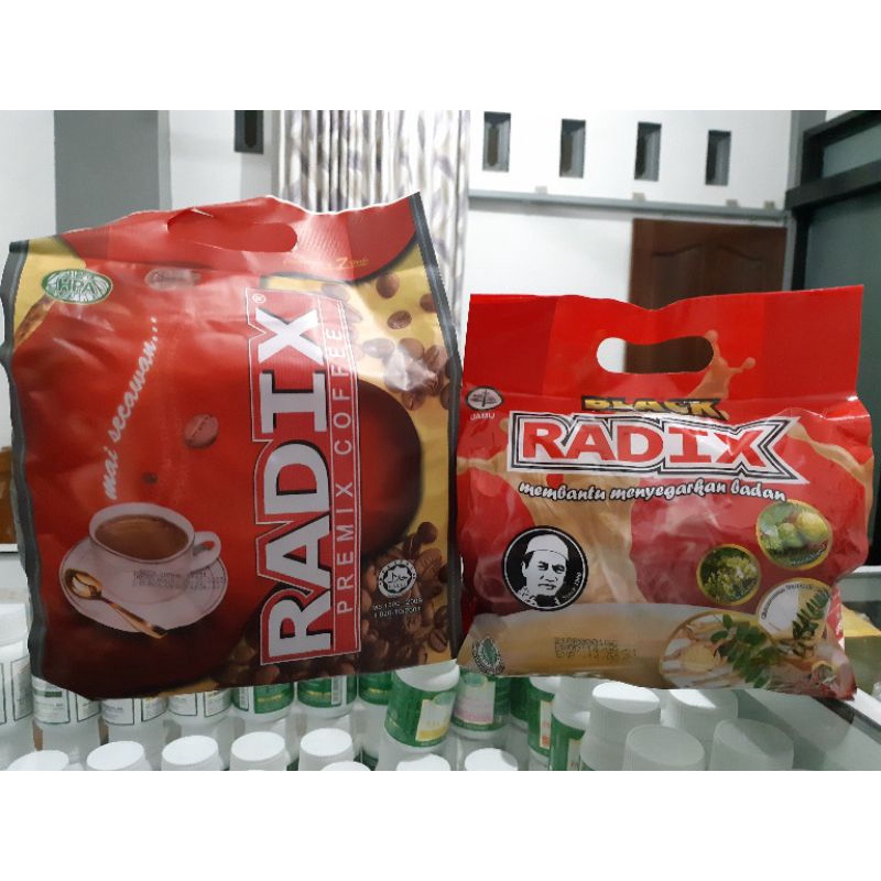 

PROMO SPESIAL ( 1 POUCH KOPI RADIX JUMBO New + 1 KOPI BLACK RADIX )